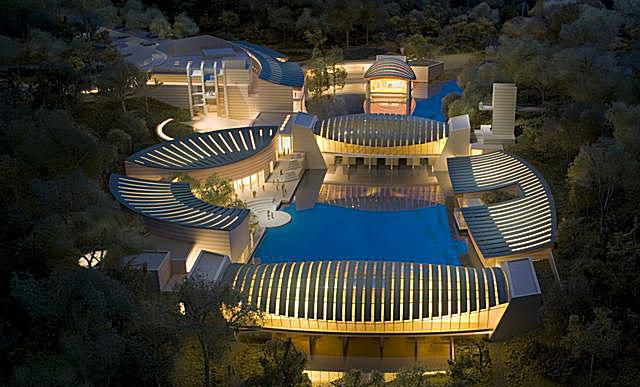 Crystal Bridges Museum of American Art - Rendu par John Horner