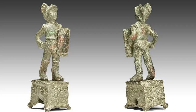   brončana figura samnitskog gladijatora