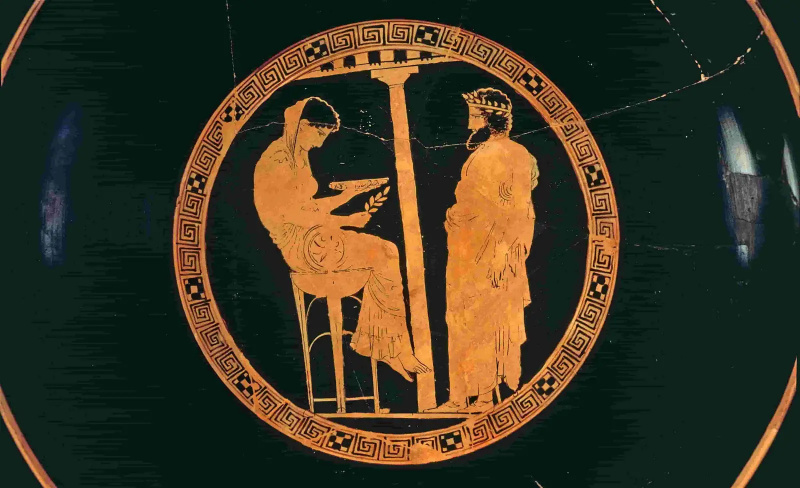   delphi pythia vāzes glezna