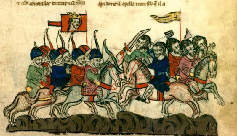   Gruzini Mongołowie Hayton Corycus nadruk.