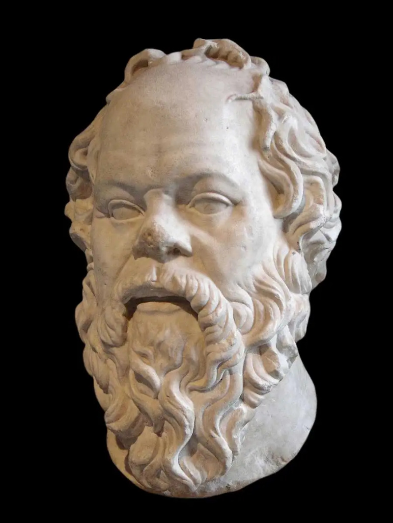   statuia lui socrate luvru