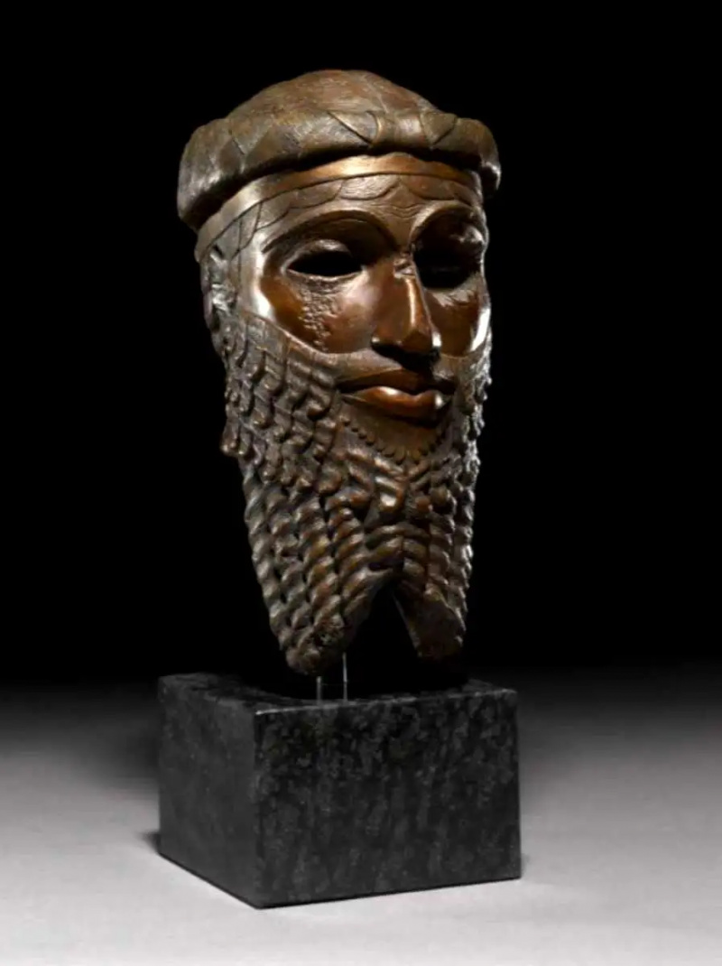   busto de sargón akkad museo británico
