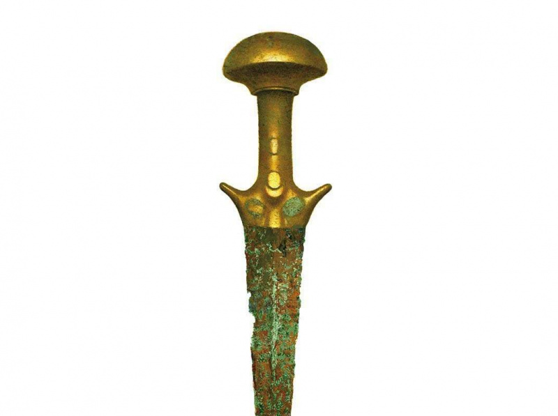 maner sabie de bronz griffin războinic pilos