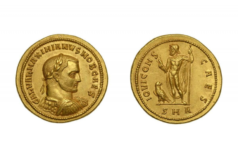 galerius gullmedaljong
