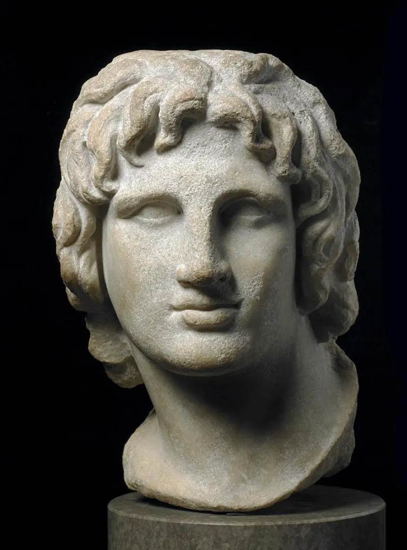 Alexandre le grand buste période hellénistique
