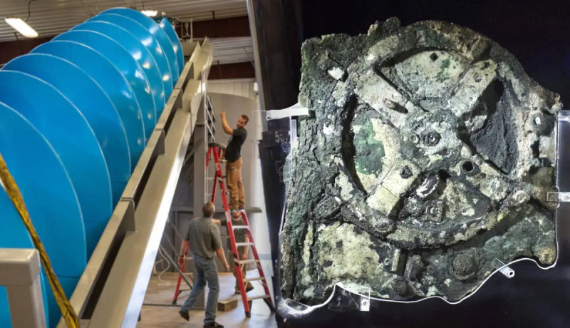   parafuso de arquimedes mecanismo antikythera