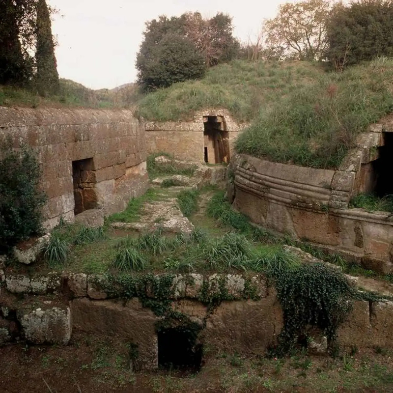 etruskische Nekropole Cerveteri Tarquinia