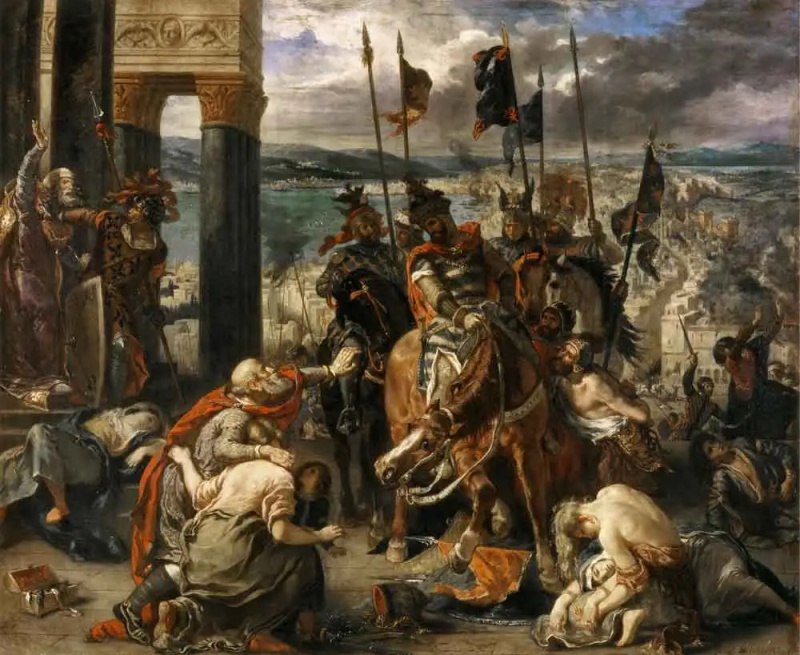   Delacroix czwarta krucjata