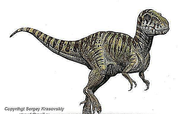 El Siamotyrannus verde rayado da un paseo