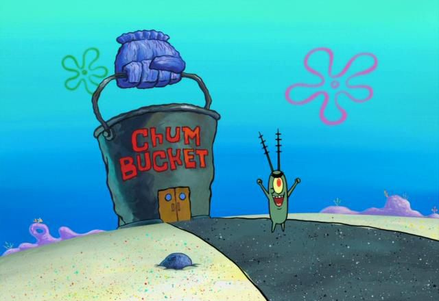 chum bøtte i bikinibukse