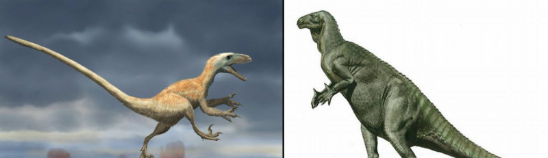 utahraptor iguanodonte
