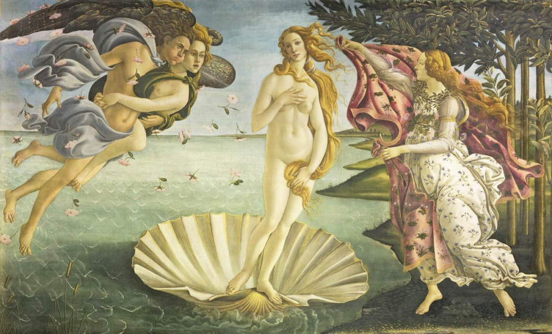 botticelli sandro rođenje venera