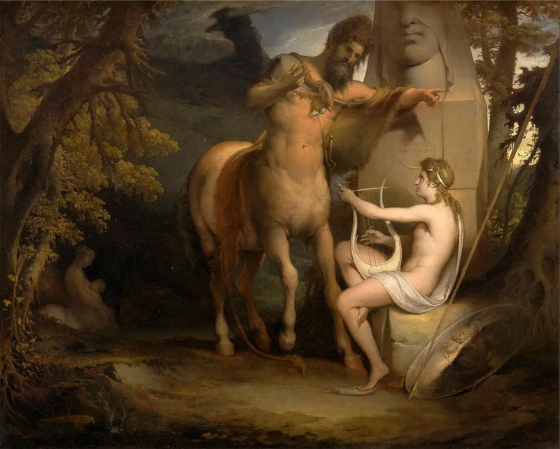   barry education achilles lyre chiron