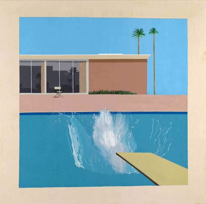 david Hockney větší splash