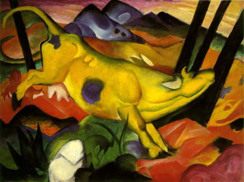 a vaca amarela franz marc