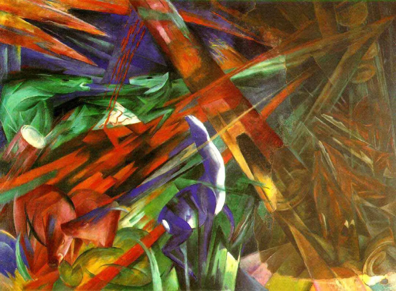 o destino animais franz marc