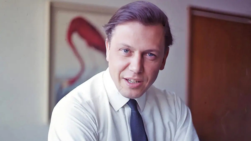 David Attenborough w biurze BBC Television Centre, za pośrednictwem BBC.co.uk