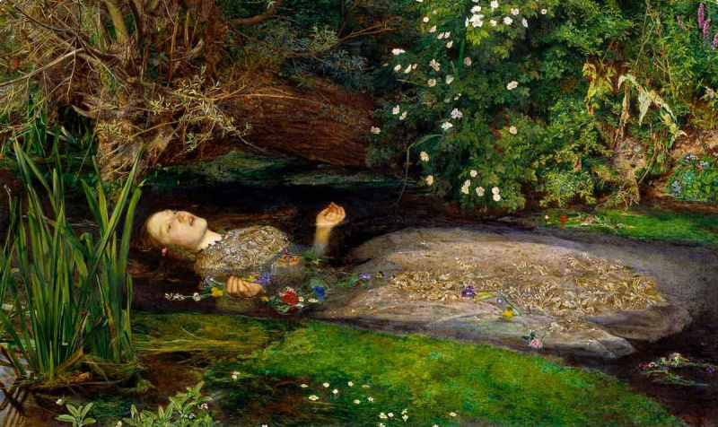 Millais Ophélie peinture 1851