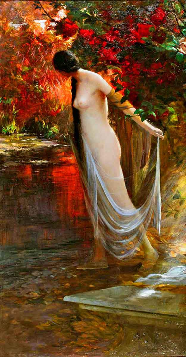 Ewerbeck Ophélie peinture 1900