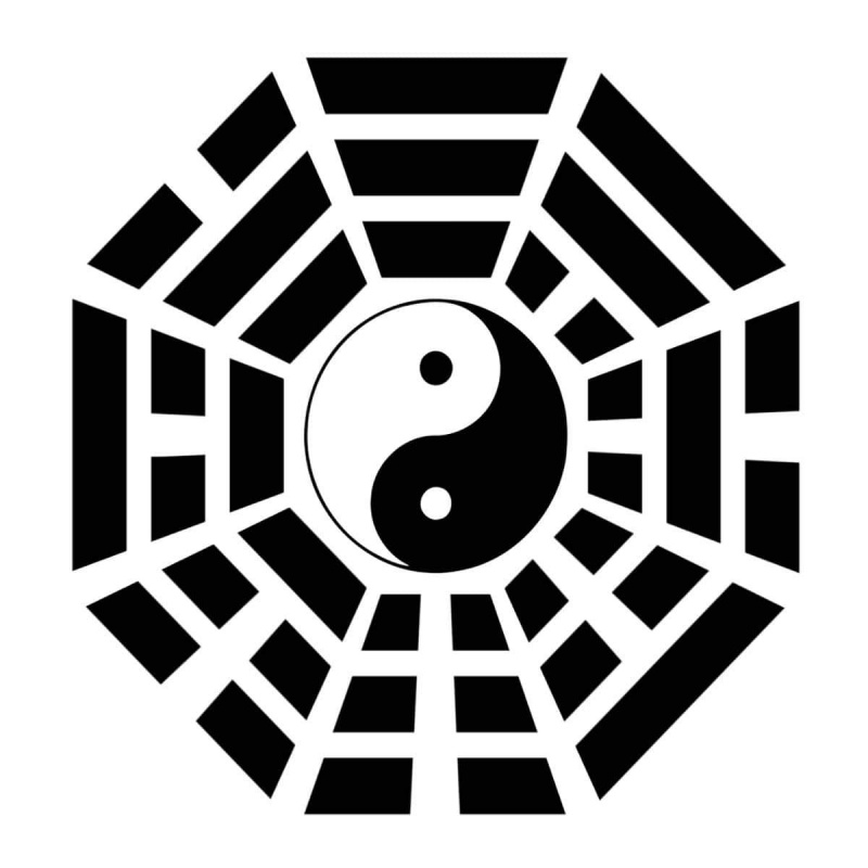 yin yang simbol osmerokut