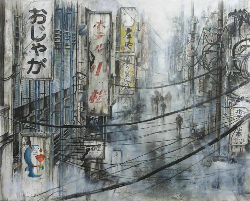   Tokio 2038 autorstwa Romulo Royo. Zdjęcie dzięki uprzejmości Gray Maze.