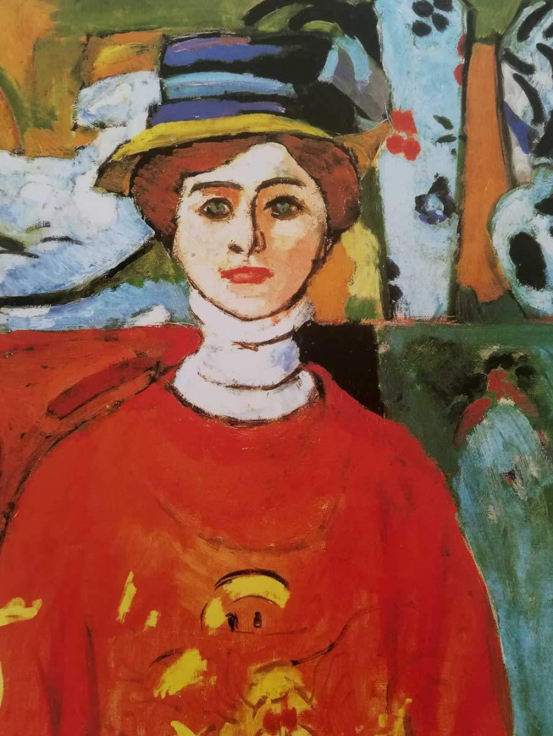 postimpressionistinen nainen vihreät silmät henri matisse