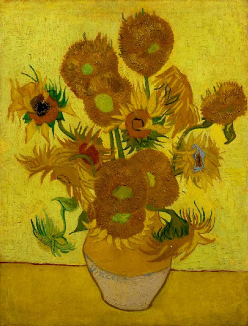 auringonkukat van gogh 1889