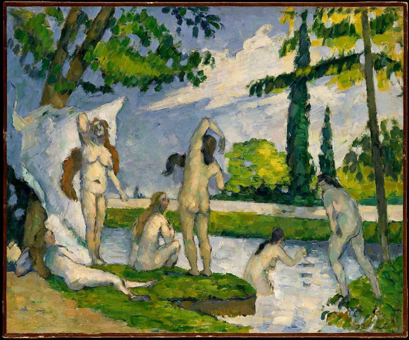 postimpressionistiset uimarit paul cezanne
