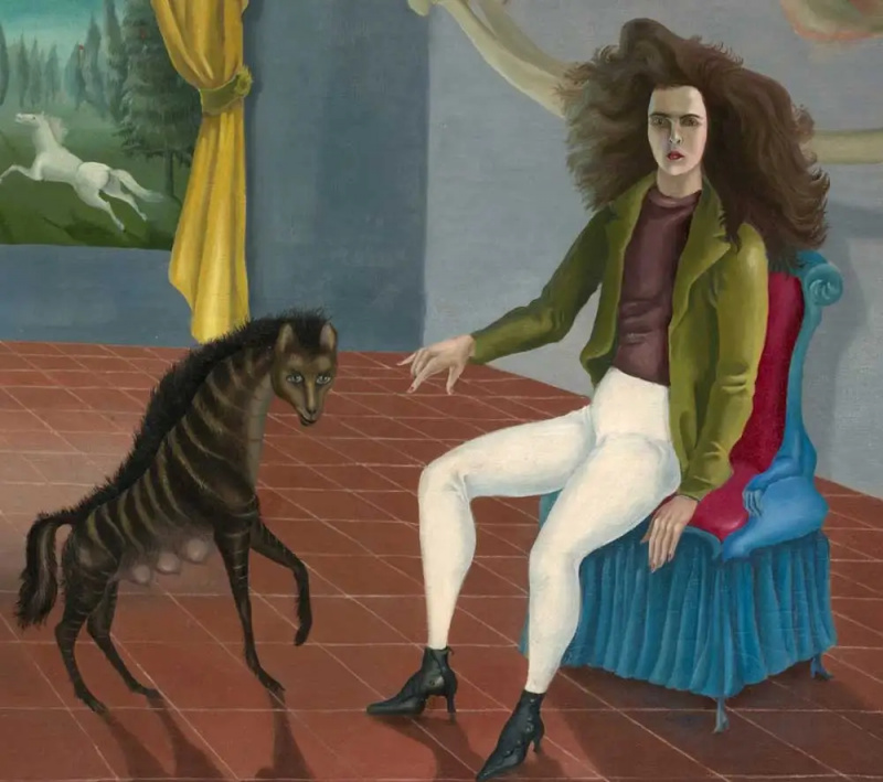szczegół hieny leonory carrington