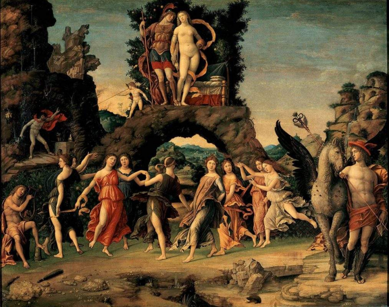 andrea mantegna parnas