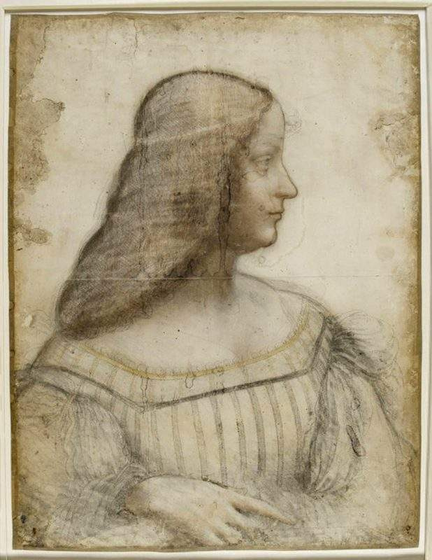 isabella deste leonardo portret