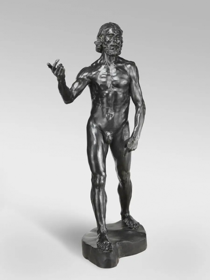 auguste rodin st john baptist saarnaamassa veistos