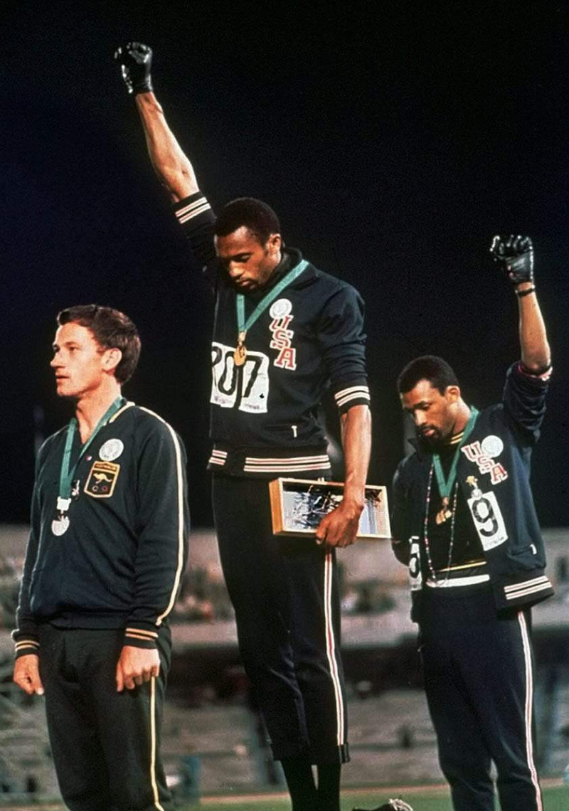 John Domins Black Power Salut fotografie
