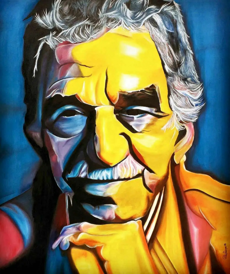 Carlos Duke Gabriel Garcia Marquez Portret