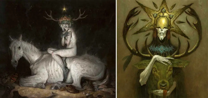   fantazijska umjetnost geralda broma noćna kobila lord kashaol