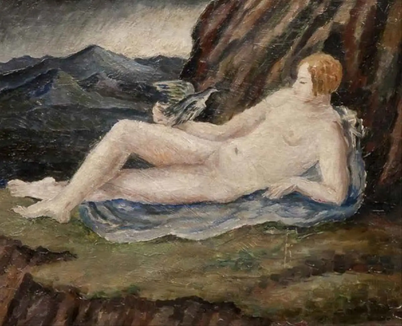   carrington culcat nud porumbel peisaj montan henrietta bingham