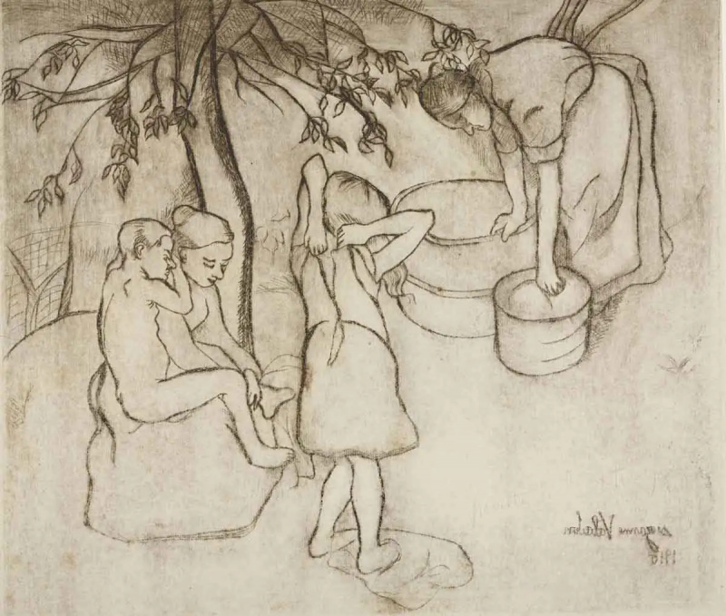   valadon bambini che disegnano 1910
