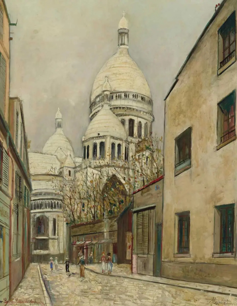   utrillo quadro sacro cuore 1936