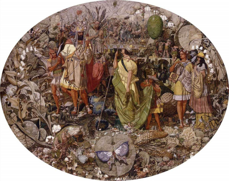 richard dadd kontradikcija oberon titanija vila slika