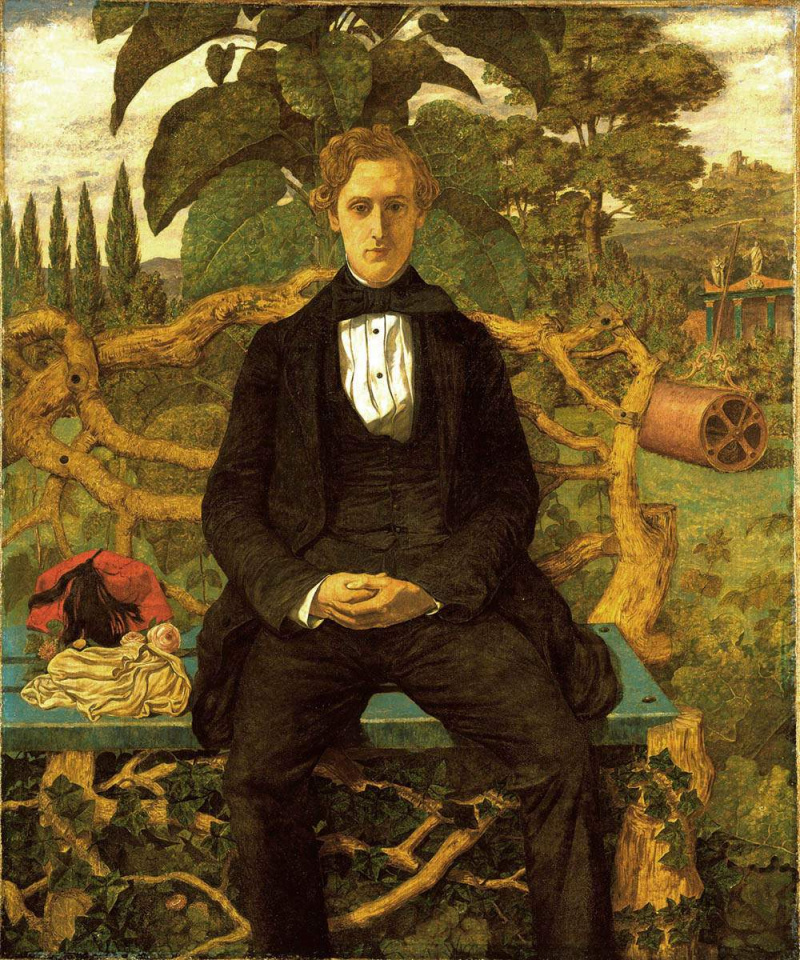 richard dadd portret mladića vila slika