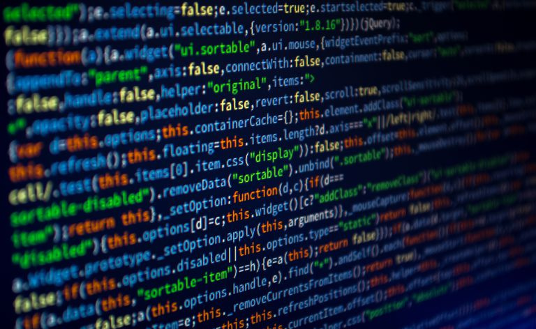 Plan de Javascript sur écran d