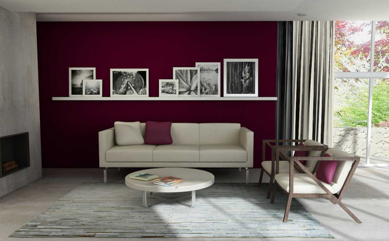 Tapete de retalhos de couro com design de listras