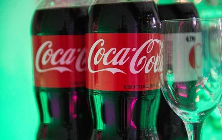 Butelki po napojach Coca-Cola