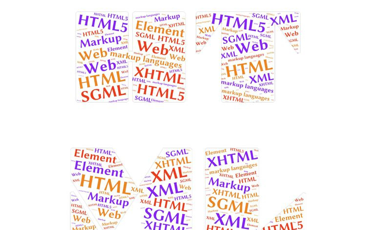 Lettres HTML avec des langages de balisage dans les lettres