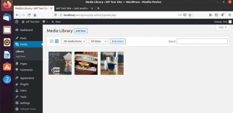Biblioteka obrazów bloga na WordPress