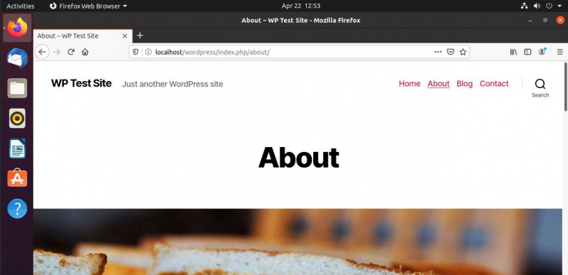 Strona bloga na WordPress