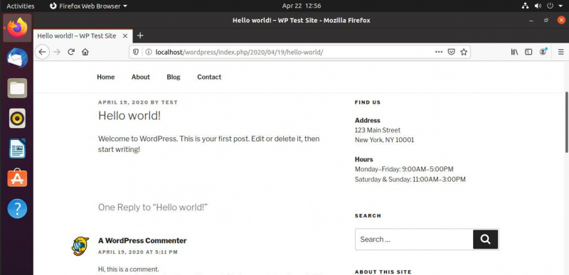 Pasek boczny bloga na WordPress