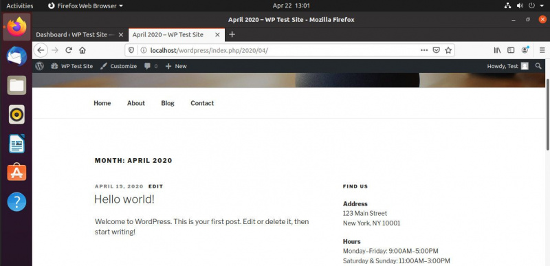 Strona archiwum blogów na WordPress
