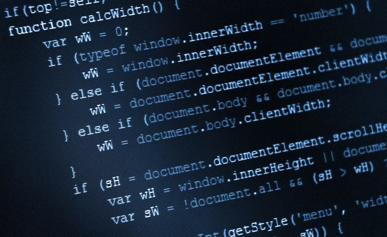 Kod programu, HTML i JavaScript na ekranie LCD