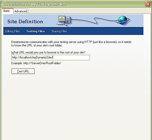 Testowanie adresu URL serwera